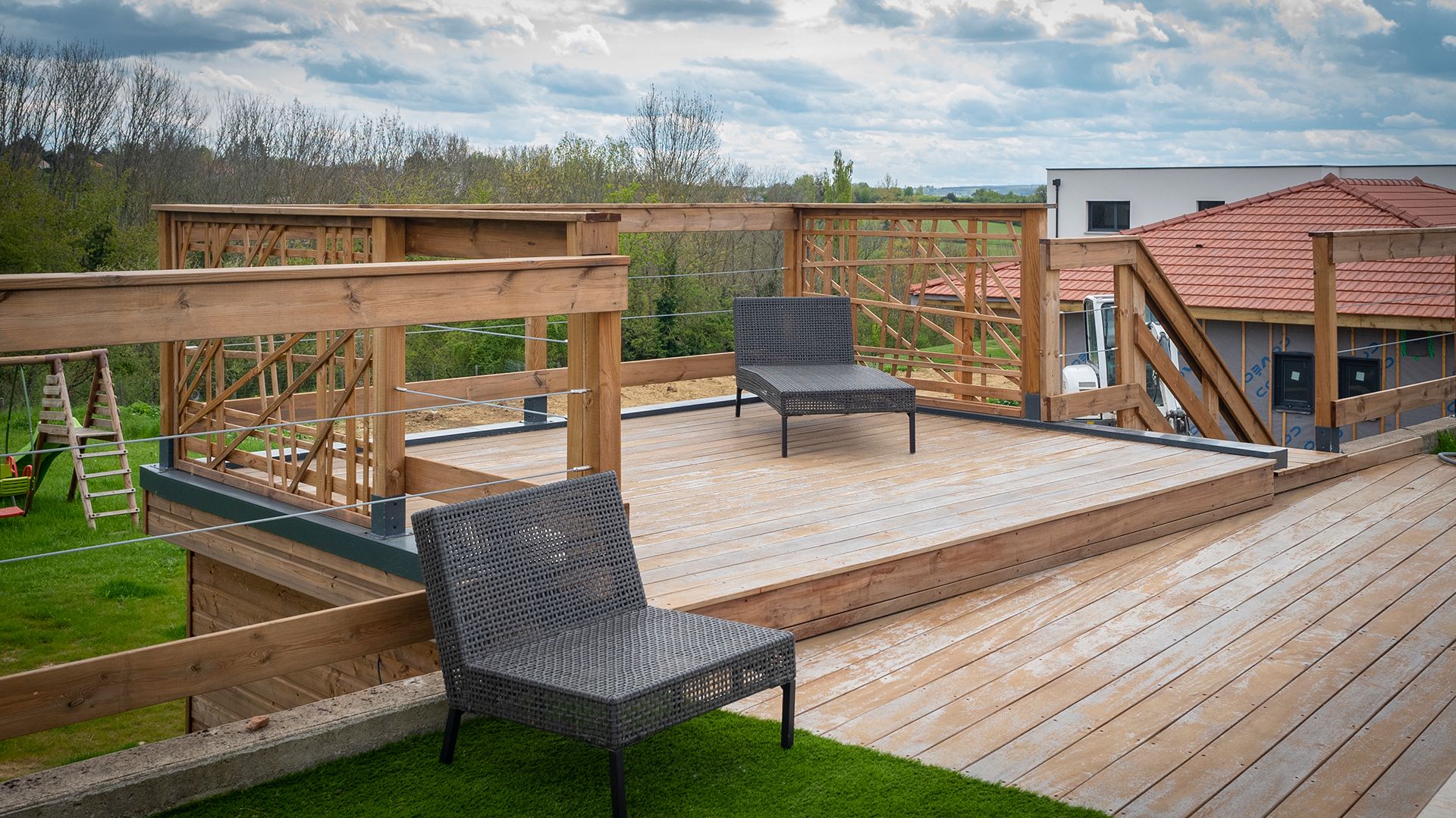 Terrasse en résine, Riom
